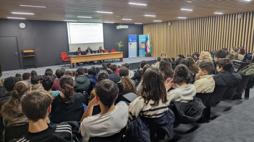 foto conferencia justica na escola escola secundaria s pedro em vila real