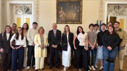 Visita de estudantes da Universidade Lusófona