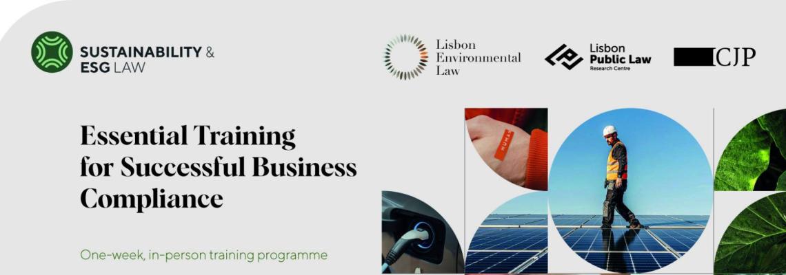 Programa de Formação em Direito da Sustentabilidade e ESG