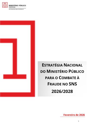Estratégia Nacional do Ministério Público para o Combate à Fraude no SNS - 2026-2028