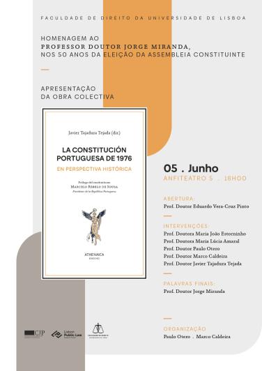 "Homenagem ao Professor Doutor Jorge Miranda"