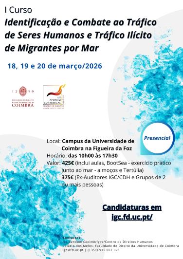 I Curso “Identificação e Combate ao Tráfico de Seres Humanos e Tráfico Ilícito de Migrantes por Mar”