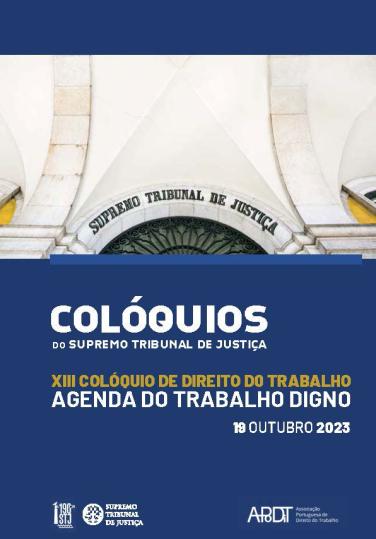 Livro Digital “XIII Colóquio de Direito do Trabalho – Agenda do Trabalho Digno”