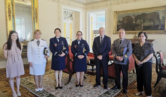 Tomada de posse de assessora militar