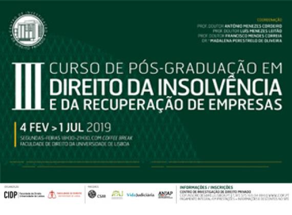 curso direito insolvencia