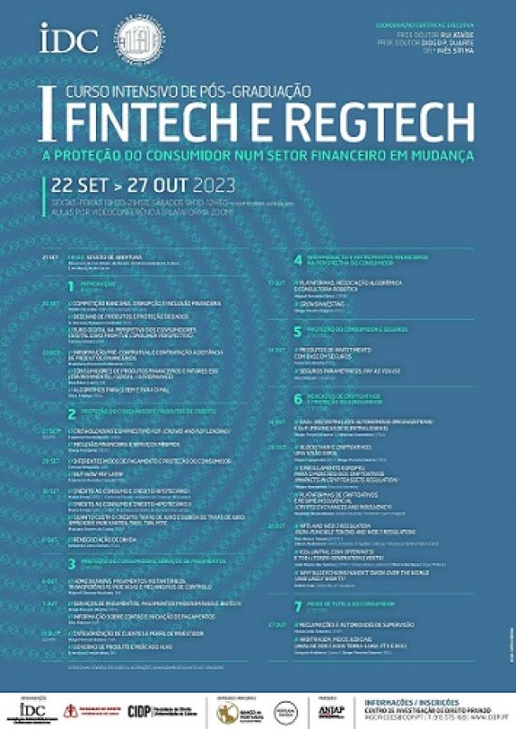 i curso intensivo pos-graduacao fin tech regtech