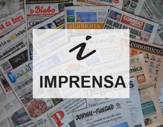 imprensa letras pretas