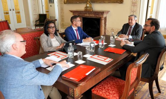 Visita do Presidente do Centro de Estudos Jurídicos e Judiciários (CEJJ) de Cabo Verde