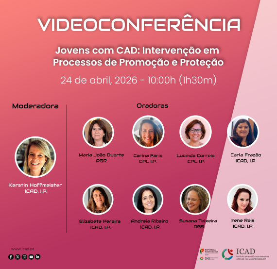 Jovens com CAD: Intervenção em Processos de Promoção e Proteção – Videoconferência