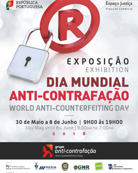 Exposição Dia Mundial Anti-Contrafação