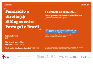 Femicídio e direito(s): diálogos entre Portugal e Brasil