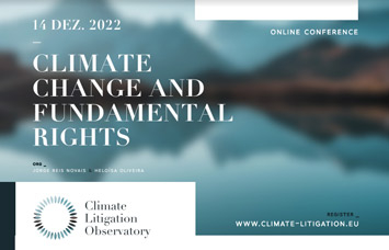 Conferência “Climate Change and Fundamental Rights”