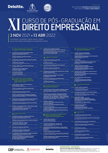 XI Curso de Pós-Graduação em Direito Empresarial