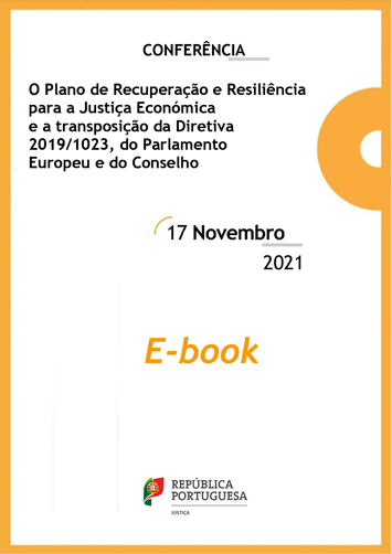 Conferência sobre  Plano de Recuperação e Resiliência para a Justiça Económica (e-book)