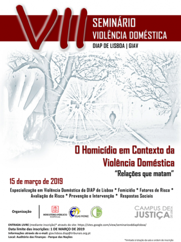 VII Seminário de Violência Doméstica: “Homicídio em contexto da Violência Doméstica: Relações que matam”