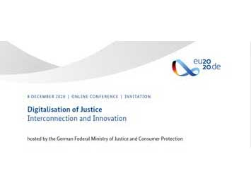 Conferência «Digitalisation of Justice – Interconnection and Innovation»