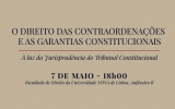 Colóquio “O Direito das Contraordenações e as Garantias Constitucionais”