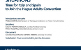 “The Fundamental Rights of Persons with Cognitive Disabilities in Cross-border Situations – Time for Italy and Spain to Join the Hague Adults Convention” – Webinar