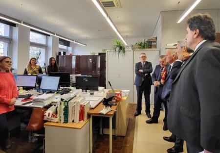 Visita de trabalho do Procurador-Geral da República à comarca de Aveiro