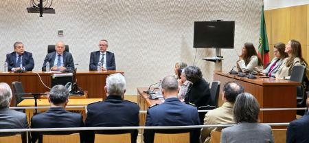 Visita do Procurador-Geral da República e do Vice-Procurador-Geral da República à comarca de Setúbal